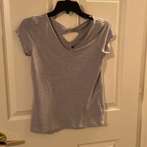 Striped short sleeve tee